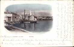 CPA Cannes Le Port Bateaux 