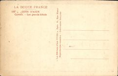 VINTAGE POSTCARD Cannes large hotels