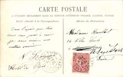 VINTAGE POSTCARD Cannes Turn of the Mount Knight and Martyrdom