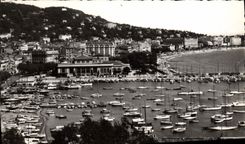 CPA Cannes Le Port Le casino Bateaux