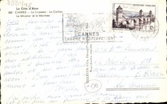 CPA Cannes La Croisette Le Carlton Le Miramar et le Martinez