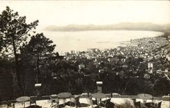 CPA Cannes Panorama Vu de Super Cannes