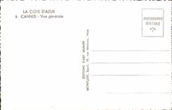 CPA Cannes Vue Generale