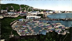 VINTAGE POSTCARD Cannes the Port