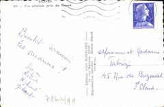 CPA Cannes Vue Generale Prise du Suquet Ski nautique 