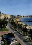 CPA Cannes Carlton le Miramar et la Martinez avec la nouvelle croisette a double voie 