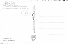 CPA Cannes Carlton le Miramar et la Martinez avec la nouvelle croisette a double voie 