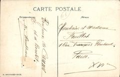 VINTAGE POSTCARD Cannes Places Casino Monument Edouard VII