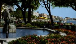 MODERN CARD Cannes gardens and hotels