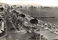 CPA Cannes Cote D'Azur La croisette et les plages 