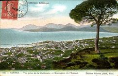 CPA Cannes Vue Prise de la Californie et Montagnes de L'Esterel