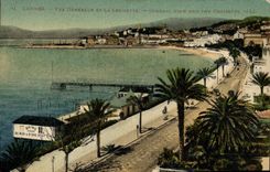 VINTAGE POSTCARD Cannes View And the Small cross