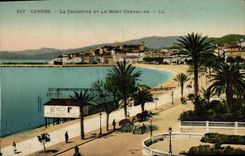 CPA Cannes La Croisette Et Le Mont Chevalier