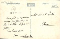 CPA Cannes Vue Generale Le Port et le Casino Vue prise en Avion Bateaux