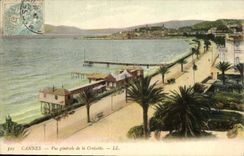 CPA Cannes Vue Generale de la Croisette