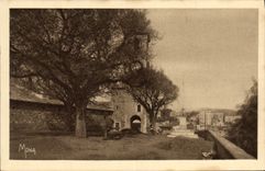 VINTAGE POSTCARD Cannes the Tower Of the Mount Knight
