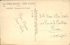 CPA Cannes Promenade de la Croisette