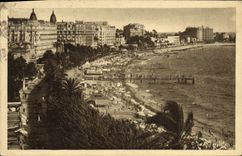 CPA Cannes La Plage de la Croisette et les grands Hotels 