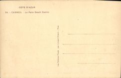 CPA Cannes Le Plam Beach Casino Bateau