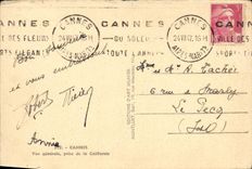 CPA Cannes Vue generale prise de la Californie 