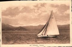 CPA Cannes Voillers Bateau
