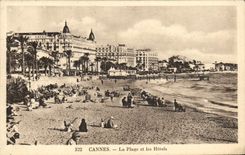 CPA Cannes La Plage et les Hotels 