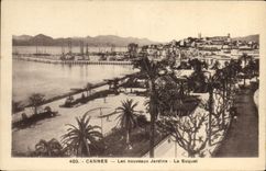 CPA Cannes Les nouveaux Jardins Le Suquet 