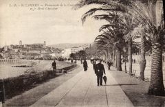 CPA Cannes Promenade de la Croisette et le Mont Chevalier