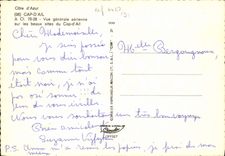 MODERN CARD Cape d' Ail View air on the beautiful Sites of the Cape d' Ail