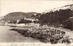 VINTAGE POSTCARD Cape d' Ail the Eden Hotel and Vilias