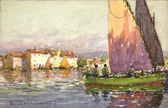 CPA Golfe Juan Bateaux