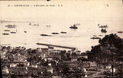 CPA Golfe Juan L'Escadre en Eade 