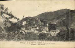 VINTAGE POSTCARD Gorbio View