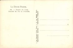 MODERN CARD Gorges of the Wolf Cascades of the Step of the Scale