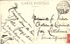 VINTAGE POSTCARD Line of the South of France Viaduct of the Wolf Falls