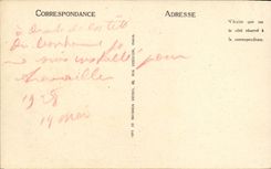 VINTAGE POSTCARD Falls of the Wolf Line of the South of France the cross of St Arnould and the wolf