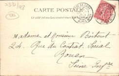 VINTAGE POSTCARD Falls of the Wolf the pilgrimage of Arnoux Saint