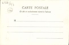 Línea de la POSTAL de la VENDIMIA del sur del hotel grande de Francia del lobo y del viaducto