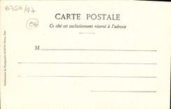 Línea de la POSTAL de la VENDIMIA del sur de la catarata de Francia del St Arnoux de la cámara acorazada del lobo