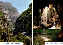 CPM Les Gorges du Loup Le pont de l'abime Le saut du loup