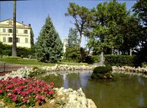 POSTAL MODERNA graso el jardín público