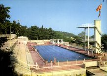 POSTAL MODERNA piscina olímpica grasa