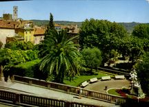 POSTAL MODERNA graso el jardín público de Fragonard y la ciudad vieja