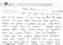 POSTAL MODERNA ciudad grasa del perfume