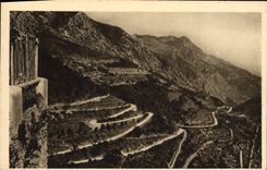 La ruta de la POSTAL de la VENDIMIA de Menton tiene Sospel