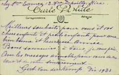 Corte de Cimiez de la POSTAL de la VENDIMIA Niza del monasterio el pozo