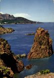 POSTAL MODERNA Esterel rojo y sus rocas