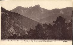 CPA L'Esterel Le Massif du Cap Roux vue du Col du Mistral