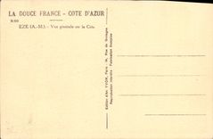 CPA Eze Vue generale sur la Cote 