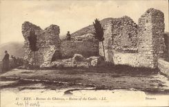 CPA Eze Ruines du Chateau 